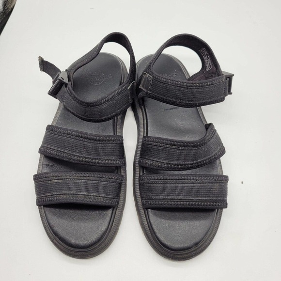 Dr Martens Effra Black Two Strap Open Toe Sandals Shoes Mens US 10 EU 43 comfort main image 7